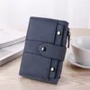 Female Purses Big Capacity Hasp Zipper Short Clutch Coin Card Holders Pu Leather Wallets