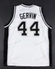 Niestandardowe retro George #44 Gervin Virginia Squires College Basketball Jersey All Stitched White Red Black Size S-4xl Dowolne nazwy numer najwyższej jakości kamizelki