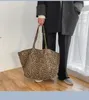 Классические вечерние сумки старинные леопарда большие тотальные женские плечо дизайнер холст леди сумки вскользь большой покупатель сумка ретро женские кошельки 2021