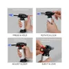 Professional Spray Guns Metal Refillable Blow Torch Home Use Airbrush Gun Kitchen Portable Flames Adjustable Torch-Lighter Fire Maker For BB