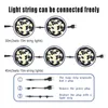 15m 30m Party Lights Outdoor Waterproof S14 E27 2W Warm White Led String Light for Garden Christmas Decoration 211104