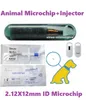 500sets não-médico Cão de controle de cartão Tag ID Chip FDX-B Implantable RFID Microchip Transponder com injector para cães gatos peixes