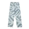 Retro losse hoge taille dunne vrouwen broek lente herfst femme harajuku tie dye print broek meisjes wijd been rechte broek 210417