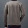 カジュアルな厚い暖かい冬の豪華なニットプルセーター男性ジャージードレスプルオーバーニットメンズセーター男性ファッション02150 211221