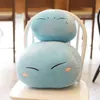 1 ADET 28/5/5 / 55 cm Sevimli Rimuru Tempest Peluş Oyuncaklar Anime Oyun Slime Peluş Atmak Yastık Dolması Yumuşak Yastık Çocuklar Doğum Günü Hediyeleri Y211119