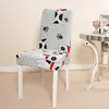 Chair Covers Stretch Printed Seats Cover Elastic Slipcovers Kitchen Seat Case Restaurant Banquet Hotel Home Decor ZWL603-WLL