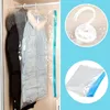 Storage Bags Hanging Vacuum Bag Package Compressed Organizer For Quilts Clothes Foldable Transparent Space Saving Seal G