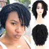 Perruques tressées pour femmes noires Afro courtes perruques bouclées perruques synthétiques à la recherche de perruque tressée torsadée Dreadlock Wigfactory direct