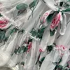 zomer baby meisjes chiffon jarretel jurk kinderen meisje bloemen jurken kinderen prinses feestkleding