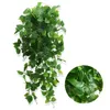 Faux Greenery Artificial Hanging Plants Fake Scindapsus Ivy Vine Leaves Wall House Room Patio Indoor Outdoor Decor 1M/39in XBJK2107