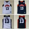 Retro Basketball 2012 Team USA Trikot Kevin 5 Durant 12 Harden 10 Bryant Russell 7 Westbrook Chris 13 Paul Deron 8 Williams Anthony