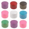 Creative Crack Herb Grinder Mini Portable Household Smoking Accessories 4 Layers Metal Tobacco Grinders Mixed Colors