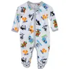 Fleece Baby Rompertjes met voet Baby Jongens kleding bebe Jumpsuits Overalls Nachtkleding roupas de bebe pijama Outfits 210413