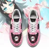 DIY Anime Fan Sneakers Makomo Özel Demon Slayer Ayakkabı erkek Hafif Koşu Rahat Örgü Nefes