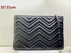 Fashion Clutch Bag Classic Leather Design Woman 31cm Large Capacity Cosmetic Purse Storage Bags Ladies Handbag Wallet Bagss with D219Y