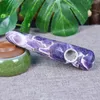 Natural Dream Amethyst Massage Stick Crystal Pipe Foreign Smoking Trade Products Direct Sales from Donghai Factory