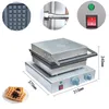 2000W gaufrier Machine électrique Muffin cuisson casseroles carré gaufrier gâteau four antiadhésif