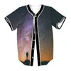 Baseball Jerseys Hommes 3D Imprimé Baseball Shirt Unisexe À Manches Courtes t-shirts 2021 Été T-shirt Bonne Qualité Mâle O-cou Tops 022