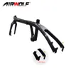 Airwolf 20 pouces cadre de vélos pliants en Fiber de carbone cadre de vélo BSA frein à disque cadres de vélo fourche 2 ans de garantie