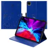 Custodia tablet antiurto per Apple iPad 10.2 Mini 6/5/4 Air 3/2/1 Pro 11/10,5/9,7 pollici Cover con cavalletto in pelle PU con stampa gatto e ape con slot per schede