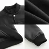 IEFB Baseball Collar PU Leather Jacket Men's Loose Short Coat Ins Korean High-quality Jackets Spring Autumn 9Y7087 210524