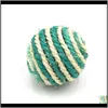 Speelgoed Kat Thuis GardenHold Pet Speelgoed Sisal Balls Circular Multi Color Opties Essential for Family Breiming Ball Pets Supplies 0 6Mya J2 D