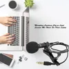 Mini Portable Lavalier Microphone Condenser Clip-on Lapel Mic Wired 3.5mm Microfon For Phone for Laptop PC