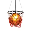 Luminária pendente de basquete, lâmpada de vidro para cozinha, futebol, quarto infantil, industrial, luminária suspensa, iluminação lamps298g