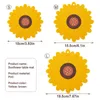 Matten kussens zonnebloem siliconen mat cup pad drink niet -slip isolatie pothouder placemat voor thuiskantoor bureau keuken accessoires