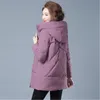 Женские куртки 2022 Женская зимняя куртка длинная теплое пластик