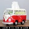 American retro creative napkin drawer, tissue box, Car, van, bus, Bar Restaurant el home living room decoration ornaments 210818