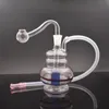 Groothandel Goedkope Mini Glas Olie Burner Bongs Kleurrijke Led Glas DAB Olie Rig Bong Pyrex Dikke Mini Gourdel Glas Oliebrander Bong Voor het roken