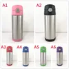 Wholesale 12oz Kids Flip Top Tumbler Bottle Stainless Steel Straight Tumblers Vacuum Insulated Travel Water Bottles Happy Easter