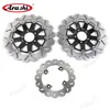 Arashi Z750 Z750s Front Traseira Rotores Rotores Disco Set para Kawasaki Z750 2004 2005 2006 Z 750 Z750S 2005 2006 Z1000