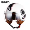 Motorcycle Helmets 3 4 Open Face B-110B Scooter Helmet BEON Vintage Casco ECE Certification Moto Protective Gear267l