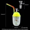 water smoking pipe silicone hose joint glass bong dab shisha hookah oil rig bongs pipes Drink cup hookahs height 9.2"