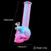 Silikon Bong Borular Sigara İçme Su Borusu Nargile Bongs Dab Rigs Silikon Tüp Cam Kase Isıya Dayanıklı Sigara Için Kullanımı