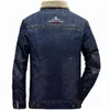 M-6XL homens jaqueta e casacos marca roupas denim moda mens jeans grosso quente inverno outwear masculino streetwear yf056 211214