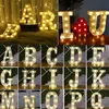 Party Decoration 1pc LED Nachtlamp 26 Letter 0-9 Digital Light Batterij Powered Wedding Birthday Xmas Home Decoraties