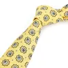 Mode blommig slips för män smala casual mens slipsar bröllopsfest blomma skinny slipsar kvinnor tryckta manliga nacke