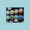 Bijoux en diamants en vrac 16Mm, boutons en perles de cristal à dos plat, 50 pièces/lot, 19 couleurs, strass en métal, bricolage, livraison directe 2021 Qf5Z7