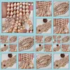 Naszyjniki z koralikami wisiorki biżuteria 10-11 mm barokowe mieszane kolory naturalny naszyjnik perłowy 36 cm prezent dla nowożeńców