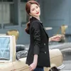 女性のスーツブレザー2022ジャケット女性ファッションスリムダブル胸のコートolスタイル秋の冬、ビジネスワークブレザーアウトウェアトップス