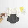 Pullover 0-24M Winter Baby Knitting Romper Jumpsuit Woolen Soft Long Sleeve Born Boys Girls One-pieces Cute Clothes
