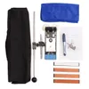 Professionell skärpa kit rostfritt stål fast vinkelkniv skärpa sten system med 4 Whetstone köksslipningsverktyg kit 210615