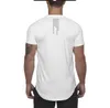 Camiseta Fitness Wolf Summer Masculina Workout Com Manga Curta Estampada Letra Homem Academia Estilo Respirável Stretch Camiseta 3xl Y19060601