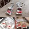 Dziewczyny wdzięku rybne kolczyk biżuteria Atelbo Cute Koi Ryba Water Torba Dynda Kolczyki Party Decor Joker Eardrop Fancy