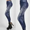 Kobiety Dżinsy Spodnie ołówkowe Elegancka Moda Skinny Wysoka Elastyczna Talia Pełna długość Nylon i Spandex Slim Montaż 210522