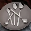 Spoons Lidafish 304 Stainless Steel Flatware Set Dessert Fork Spoon Home Kitchen Dinner Forks And Luxury Cutlery