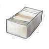 Clothing & Wardrobe Storage Jeans Compartment Box Closet Clothes Drawer Mesh Separation Stacking Pants Divider Can Washed Home Organizer